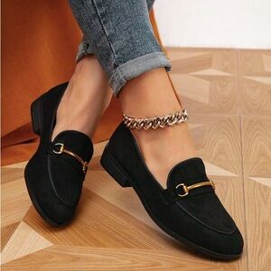 Suede-Like Loafers